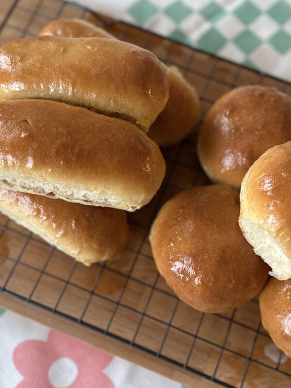 Sourdough Discard Hamburger & Hotdog Buns