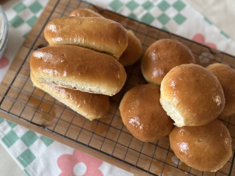 Sourdough Discard Hamburger & Hotdog Buns